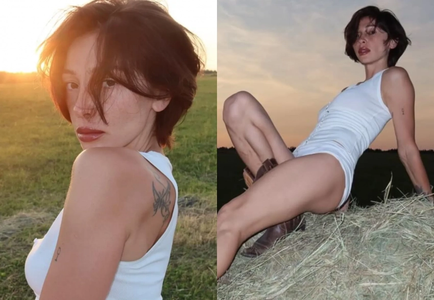 "Ничего нет прекраснее лета в деревне". Настя Ивлеева устроила новую "деревенскую" фотосессию