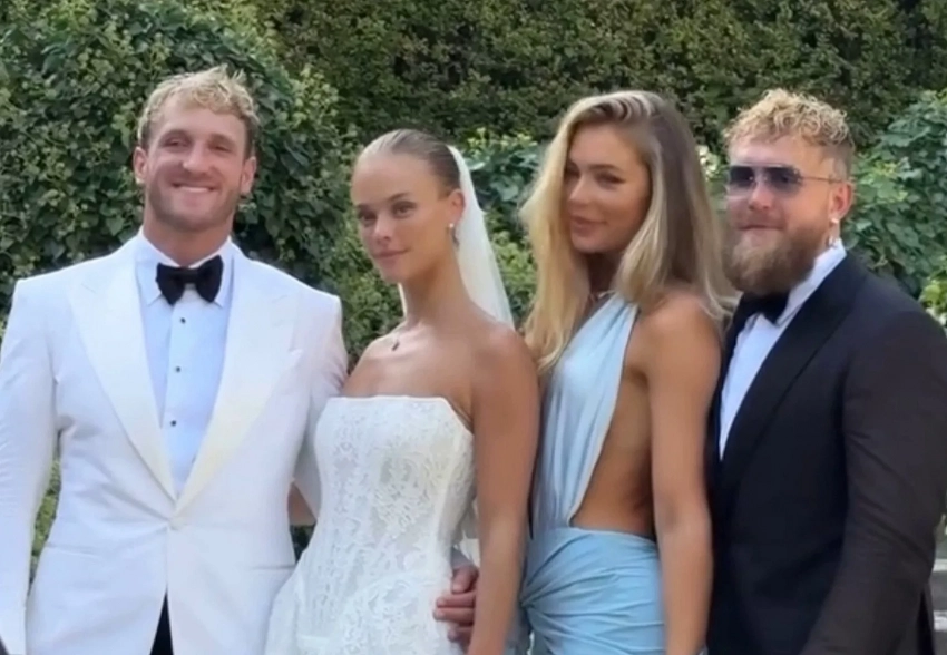 Бывшая девушка Леонардо ДиКаприо Нина Агдал вышла замуж за блогера Логана Пола