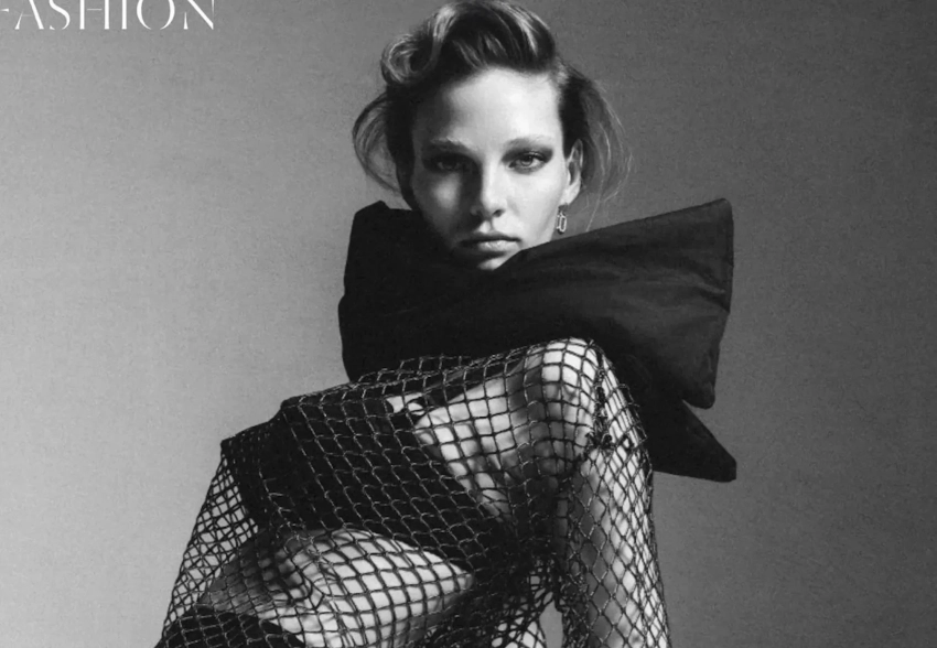 Леопард и "голое" платье: Алеся Кафельникова снялась для модного журнала