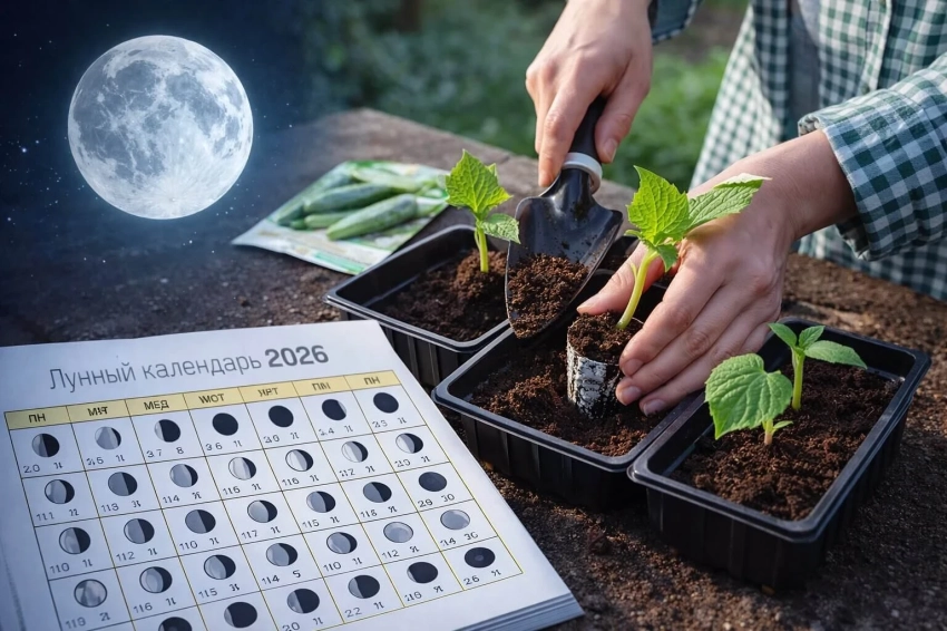 Когда сажать огурцы на рассаду в 2026 году подскажет Лунный календарь